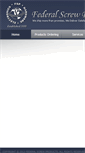 Mobile Screenshot of federalscrewproducts.com